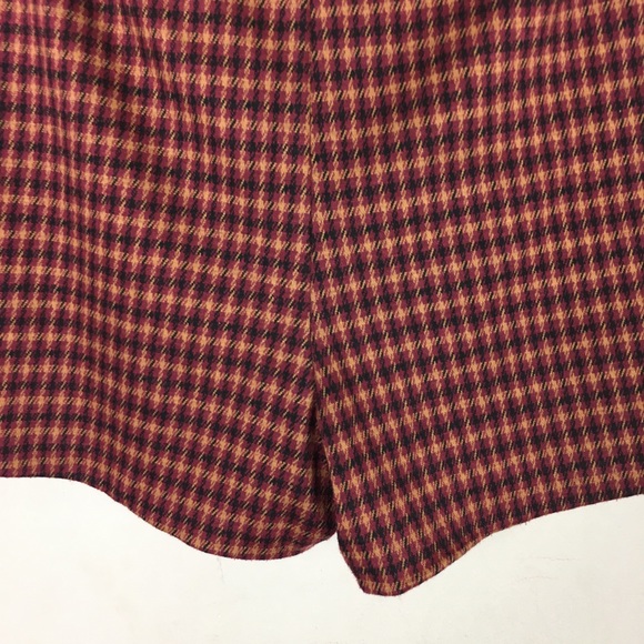 Love Tree Sierra Rust plaid skort - Picture 6 of 8